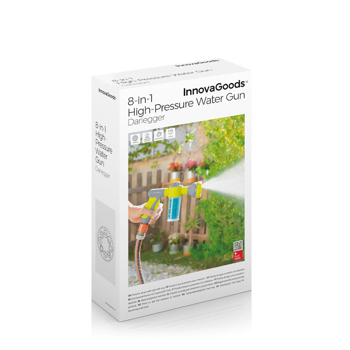 8-In-1 High Pressure Water Gun with Tank Dariegger InnovaGoods
