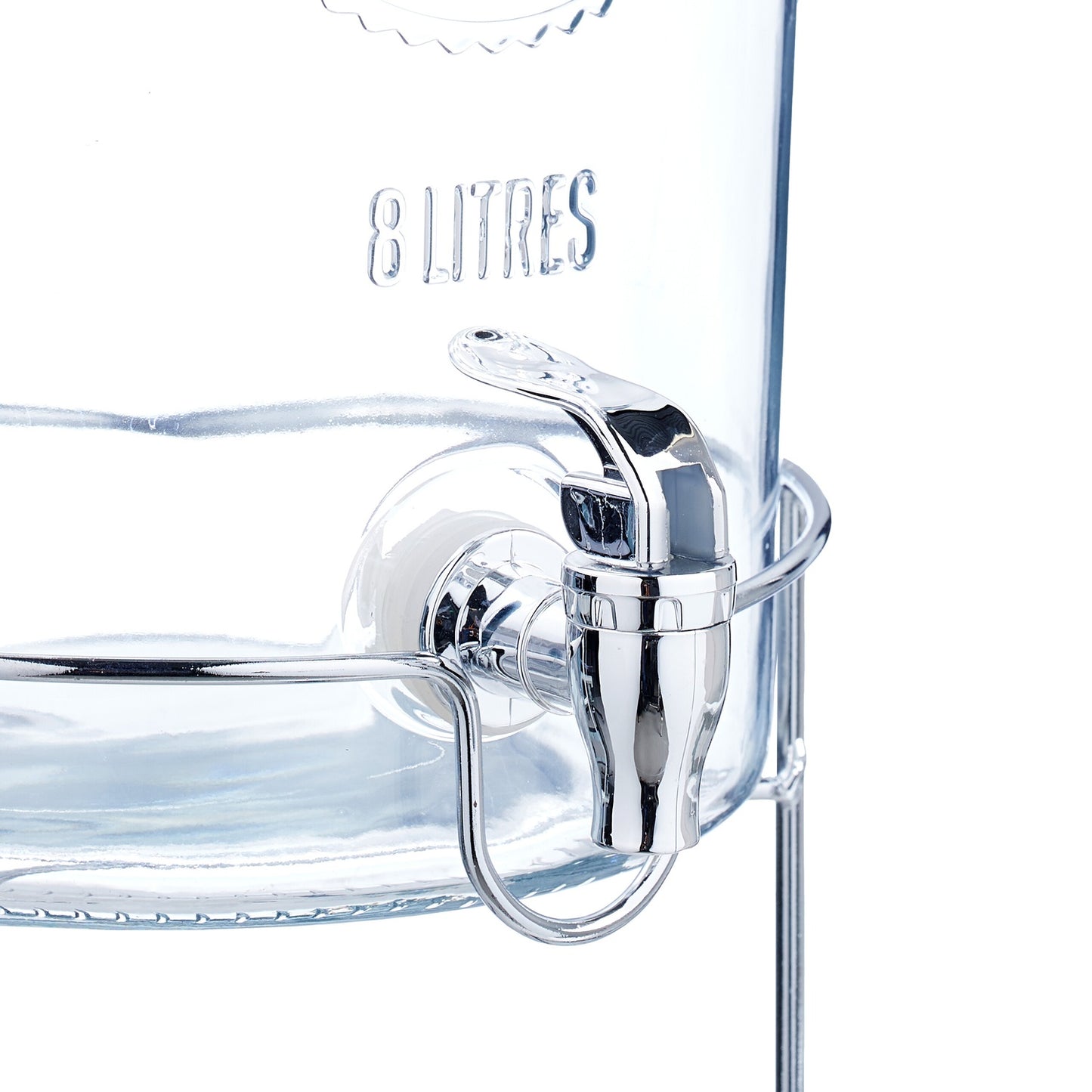 8 L beverage dispenser with stand