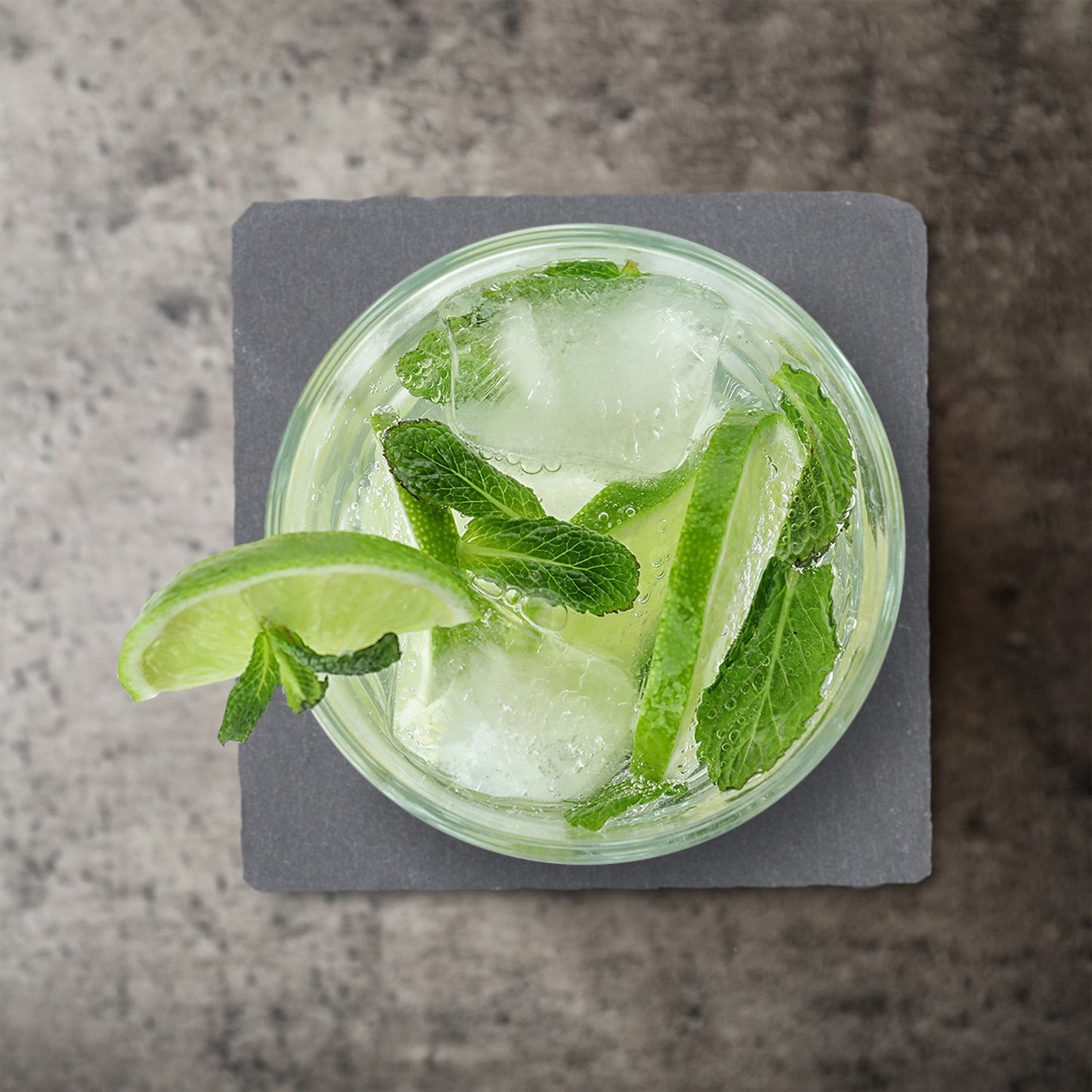 8-Piece Slate Drink Coaster Set
