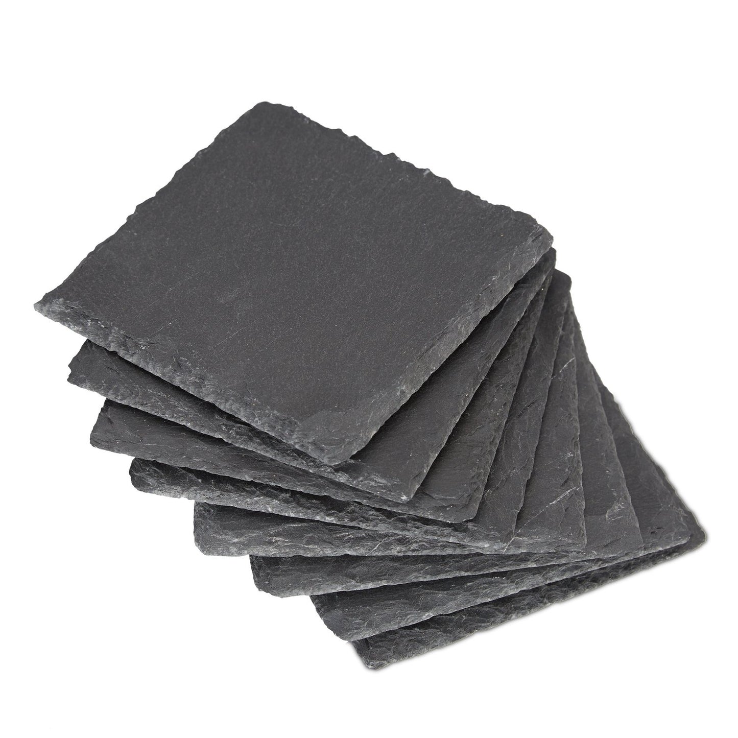 8-Piece Slate Drink Coaster Set