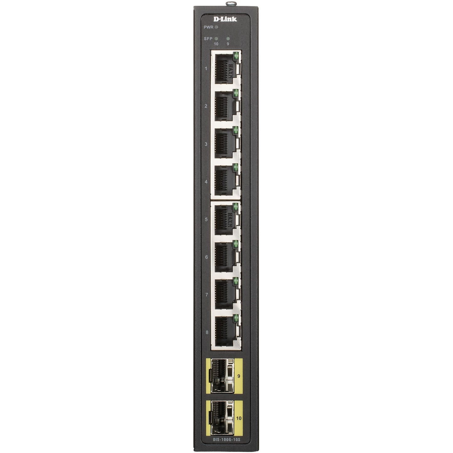 8-Port Gigabit Industrial Switch with 2 SFP Slots