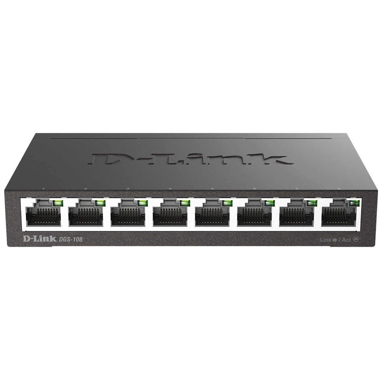 8-Port Gigabit Switch, Compact Design