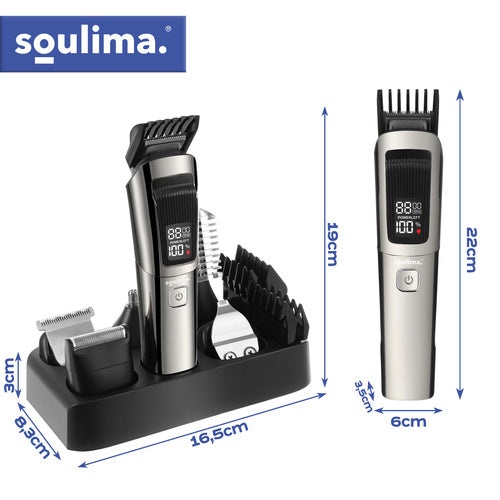 8-in-1 Cordless Hair, Beard, Body Trimmer with USB-C