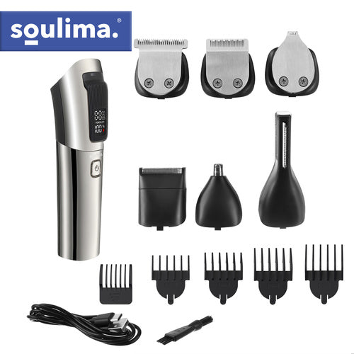 8-in-1 Cordless Hair, Beard, Body Trimmer with USB-C