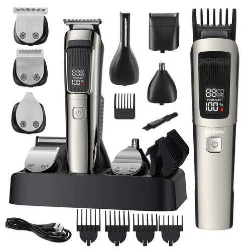 8-in-1 Cordless Hair, Beard, Body Trimmer with USB-C
