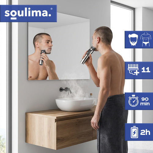 8-in-1 Cordless Hair, Beard, Body Trimmer with USB-C