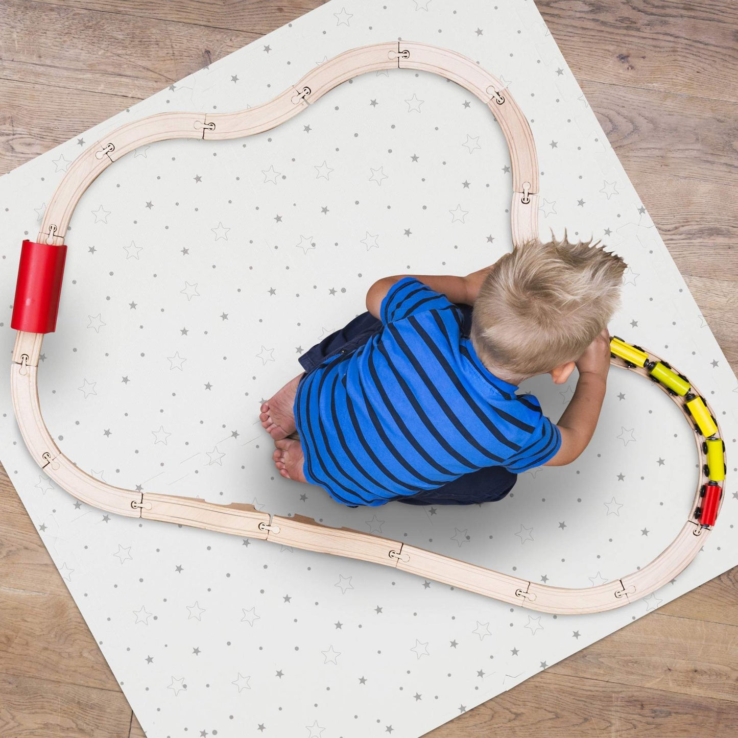 8 puzzle mats with stars