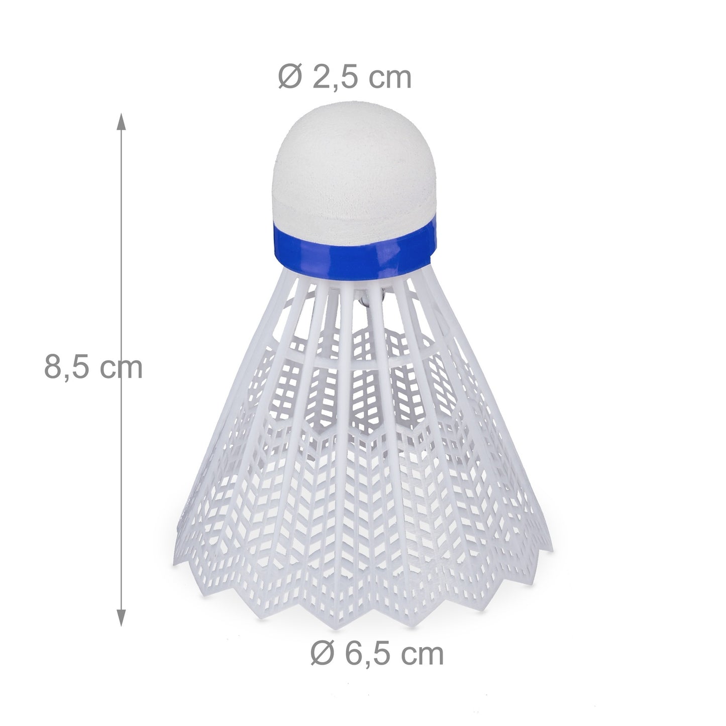 8x LED Shuttlecock