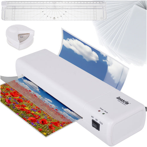 A4 Laminator 4-in-1 Set with Trimmer & 60 Pouches