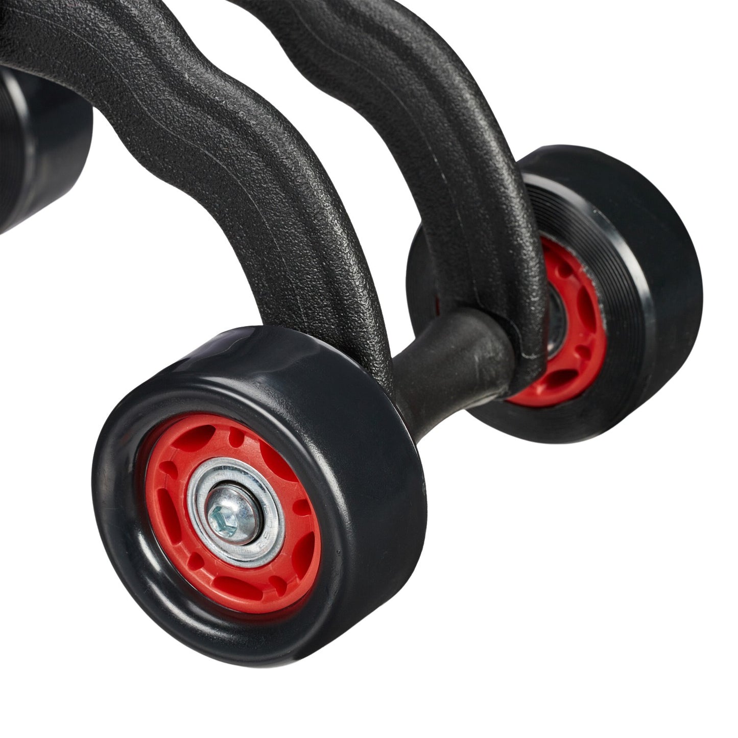 Ab Roller 4-Wheel with Knee Mat for Core Training