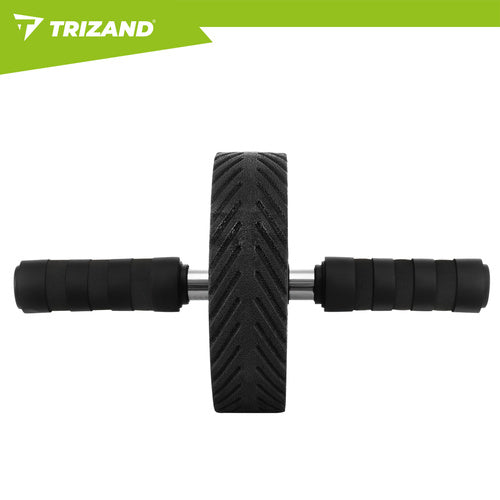 Ab Roller with Non-Slip Handles and Knee Mat, 28 cm