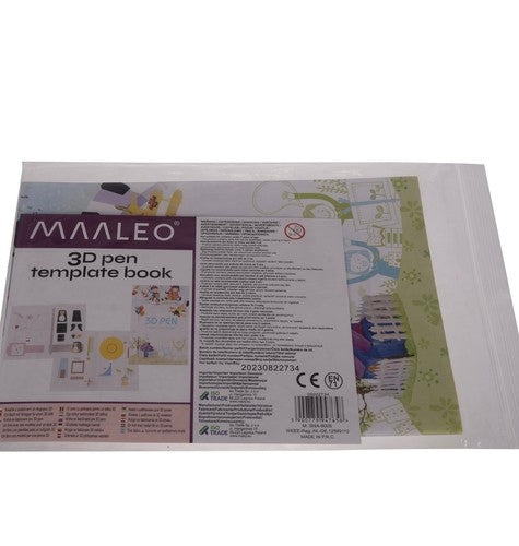 A book with templates for the Maaleo 22734 3D pen