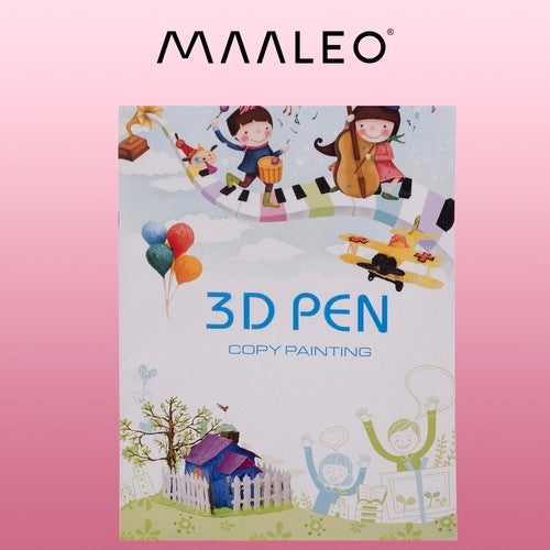 A book with templates for the Maaleo 22734 3D pen