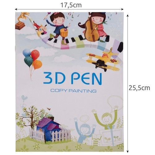 A book with templates for the Maaleo 22734 3D pen
