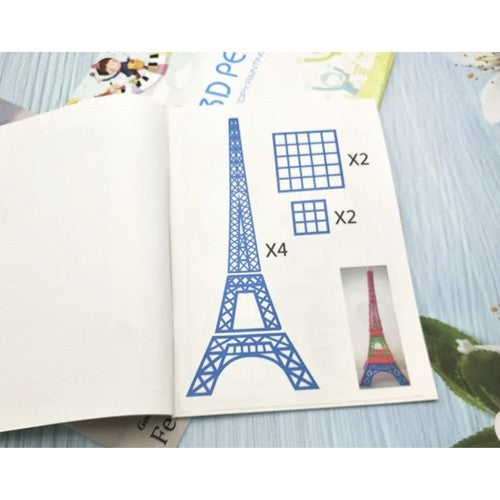 A book with templates for the Maaleo 22734 3D pen