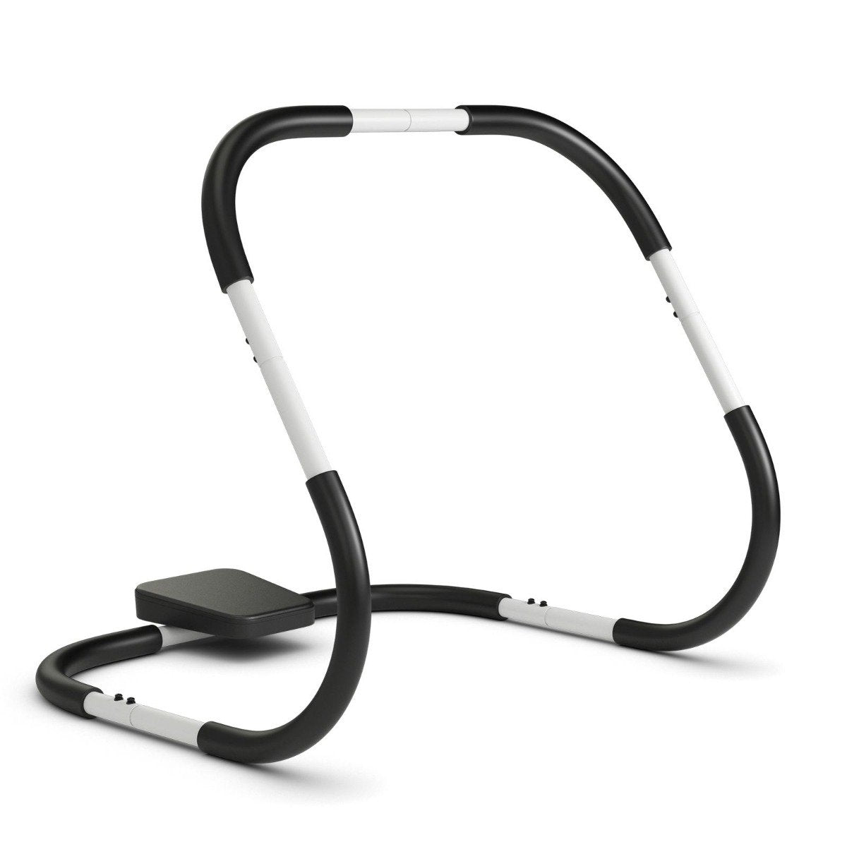Ab roller abdominal trainer with padded headrest abdominal muscle trainer device 73 x 73 x 64 cm
