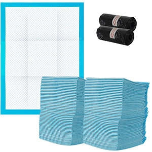 Absorbent hygienic pad - 100 pcs. + bags