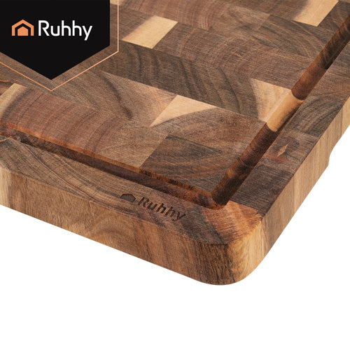 Acacia Wood Cutting Board 43x33x3cm – Thick and Durable