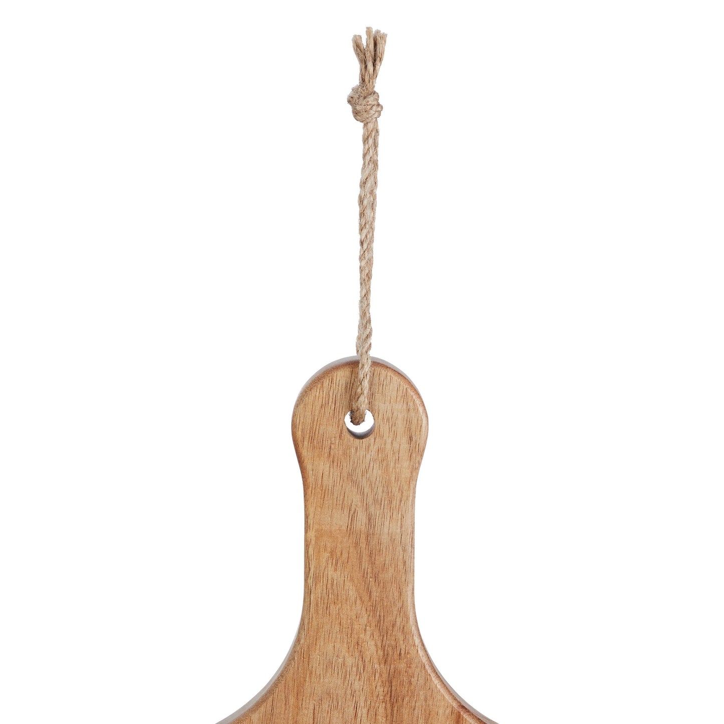 Acacia Wood Pizza Serving Board with Handle, Large