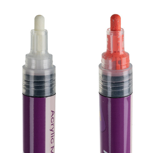 Acrylic Markers Set, 24 Colors – Waterproof, Multi-Surface