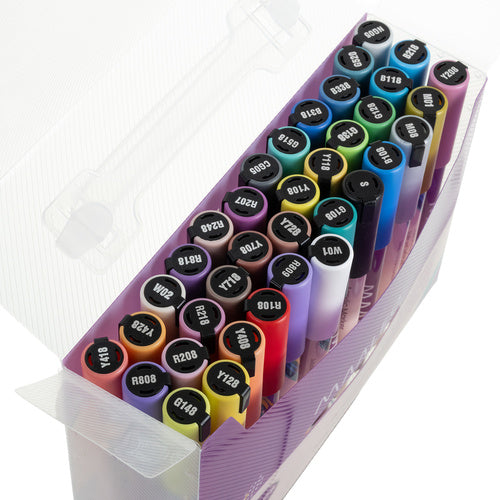 Acrylic markers - set of 36 Maaleo 25813