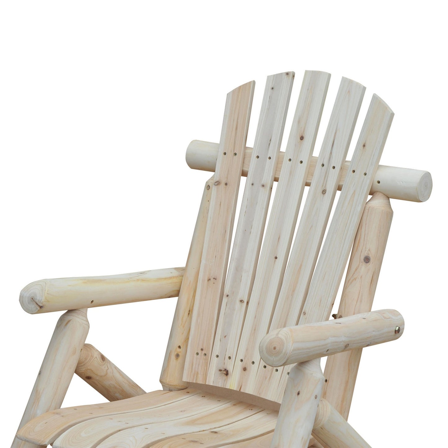 Adirondack Wooden Garden Chair - High Back Armrest, Spruce