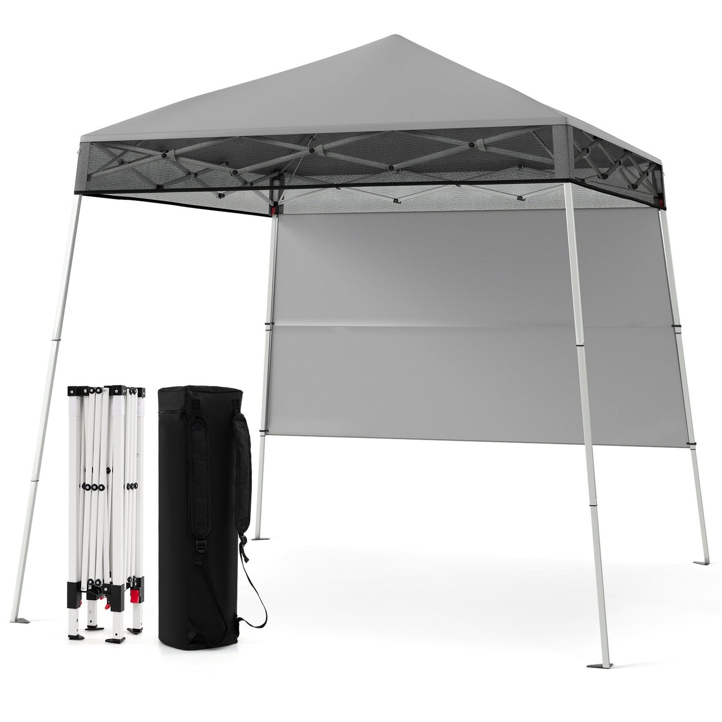 Adjustable 2x2m Pop-Up Gazebo with Sidewall, Waterproof