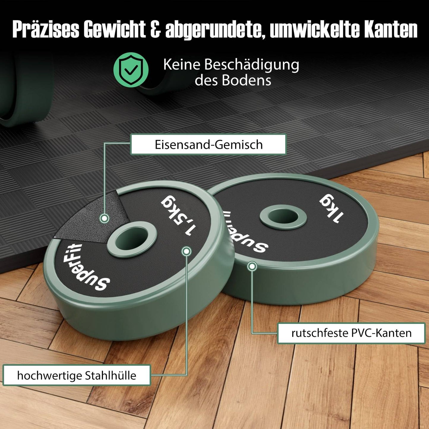 Adjustable 4-in-1 Dumbbell Set, 20kg with Kettlebell & Barbell