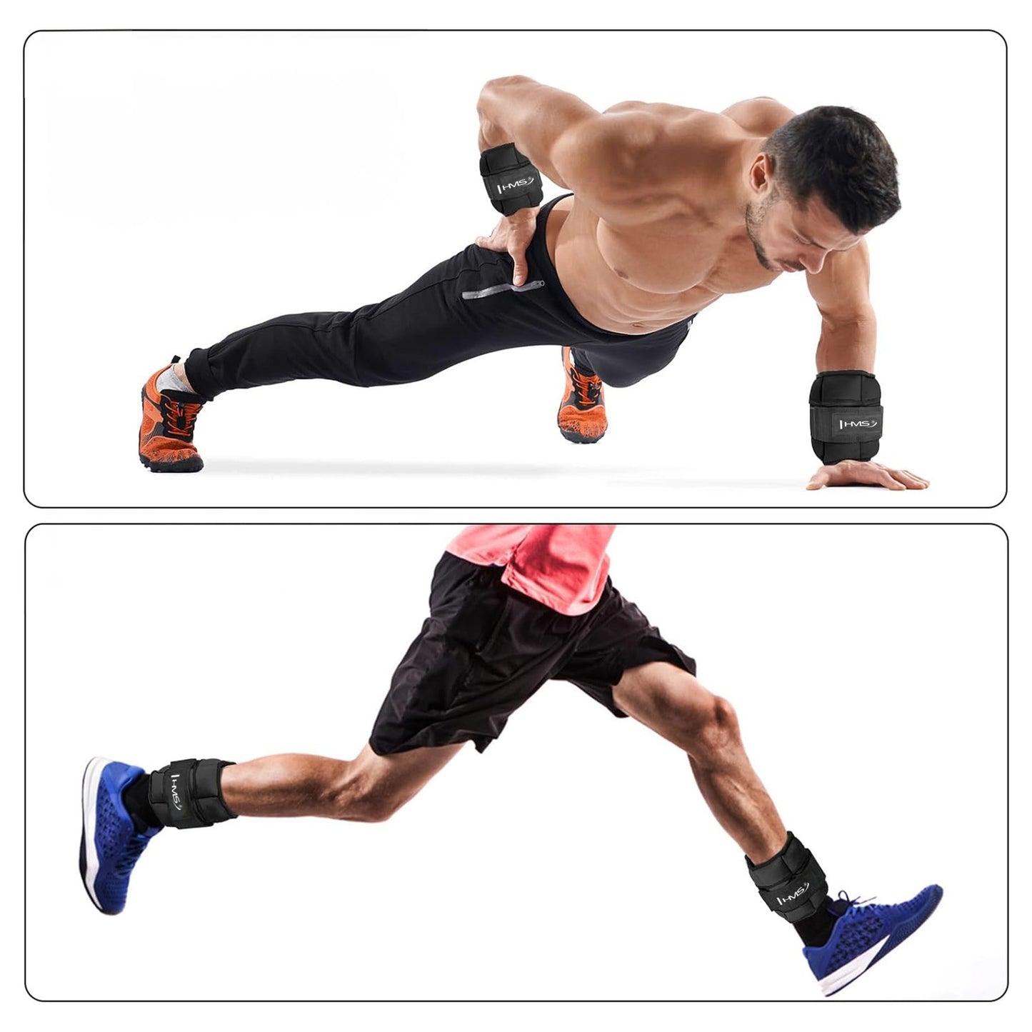Adjustable Ankle & Wrist Weights, 2 x 1.5kg