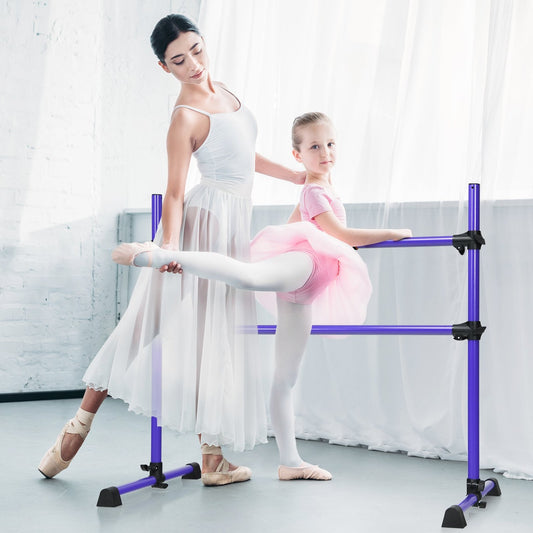 Adjustable Ballet Barre – Portable, Non-Slip, 124.5 x 71 x 120 cm