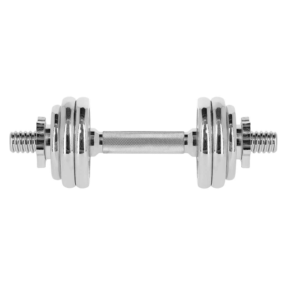 Adjustable Chrome Dumbbells with Case, 15kg