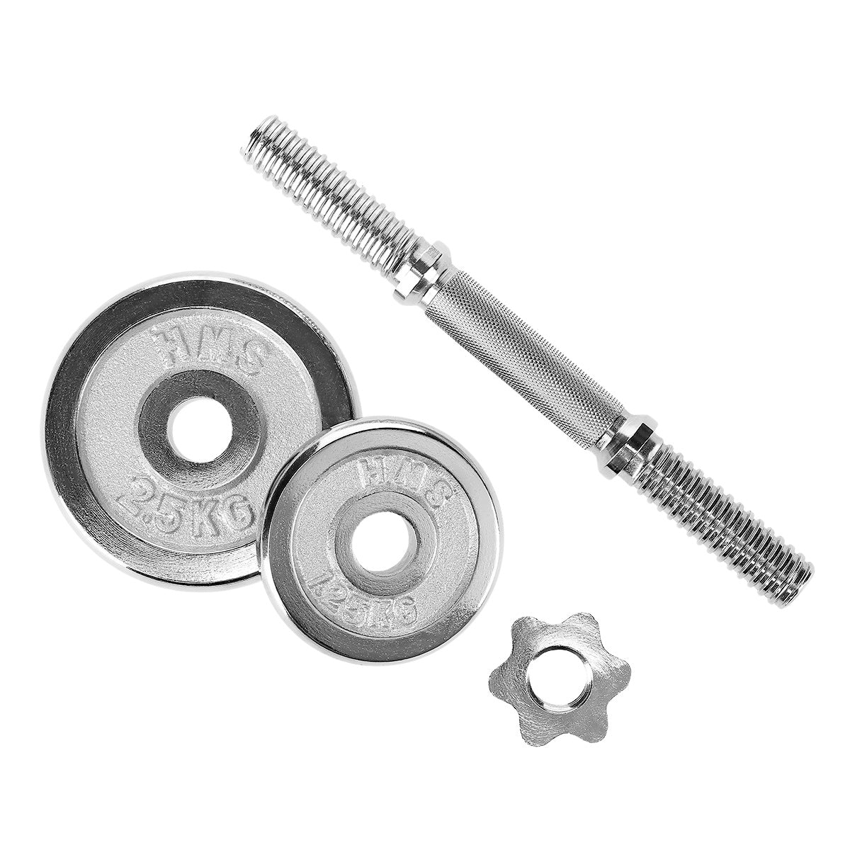 Adjustable Chrome Dumbbells with Case, 20kg