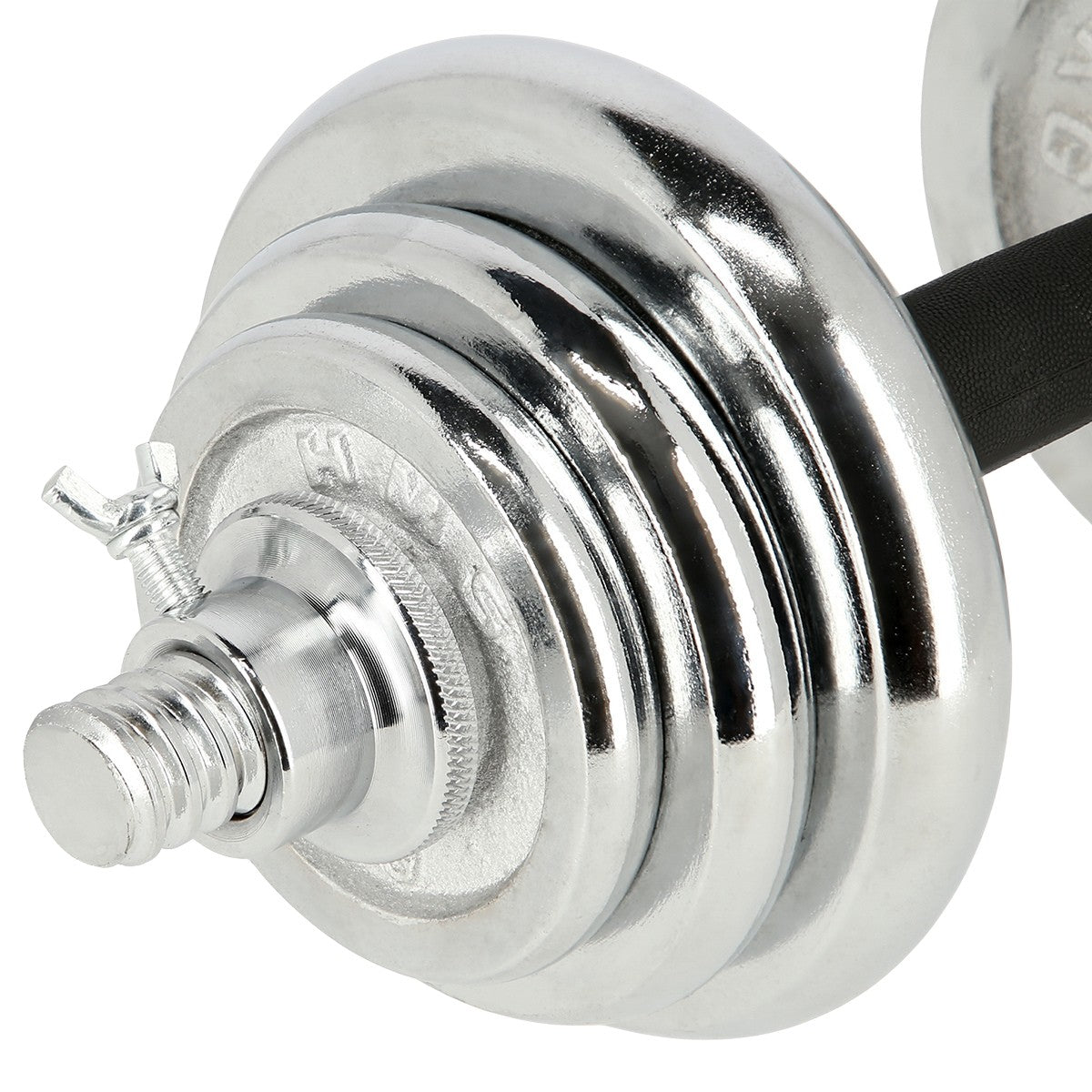 Adjustable Chrome Dumbbells with Case, 20kg Set