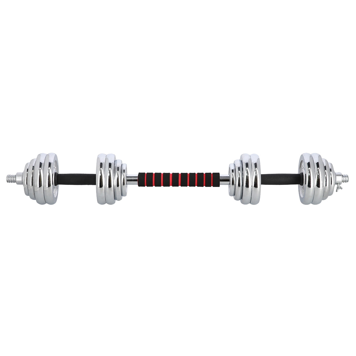 Adjustable Chrome Dumbbells with Case, 30kg Set
