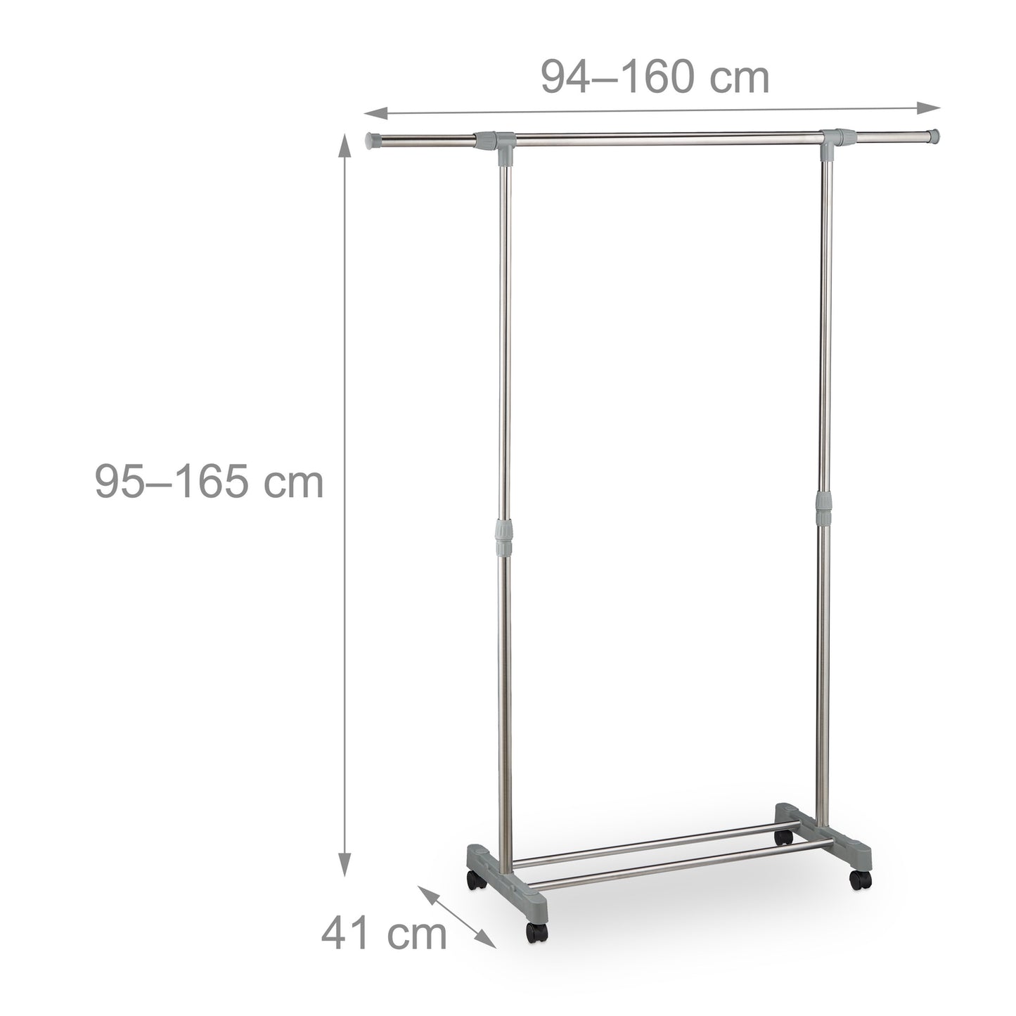Adjustable Clothes Rack Wheels