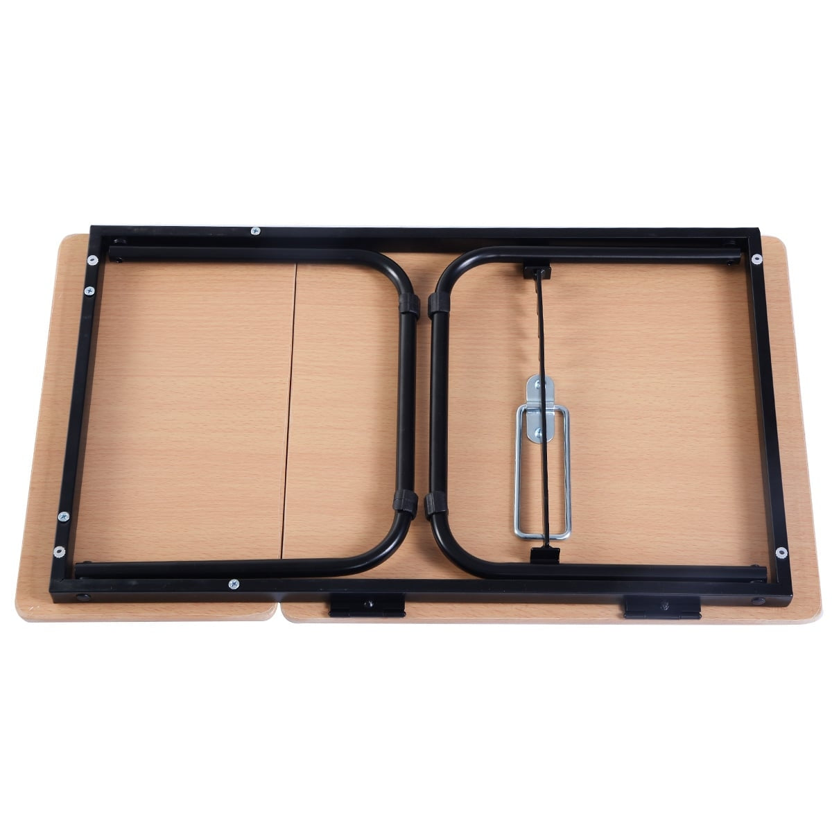 Adjustable Folding Laptop Desk – MDF & Metal, Portable