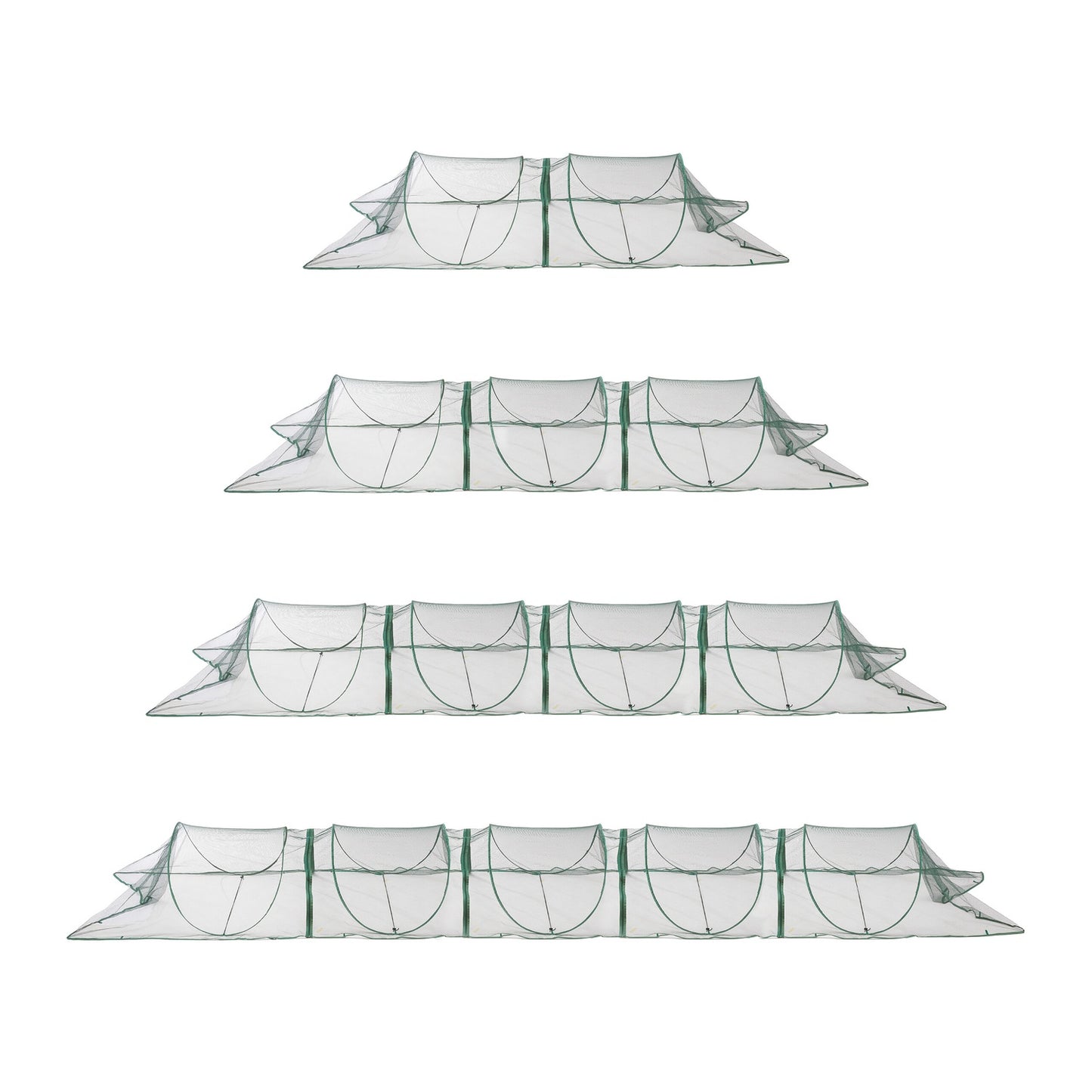 Adjustable Garden Tunnel 5.5 m – Pop-Up Plant Protection