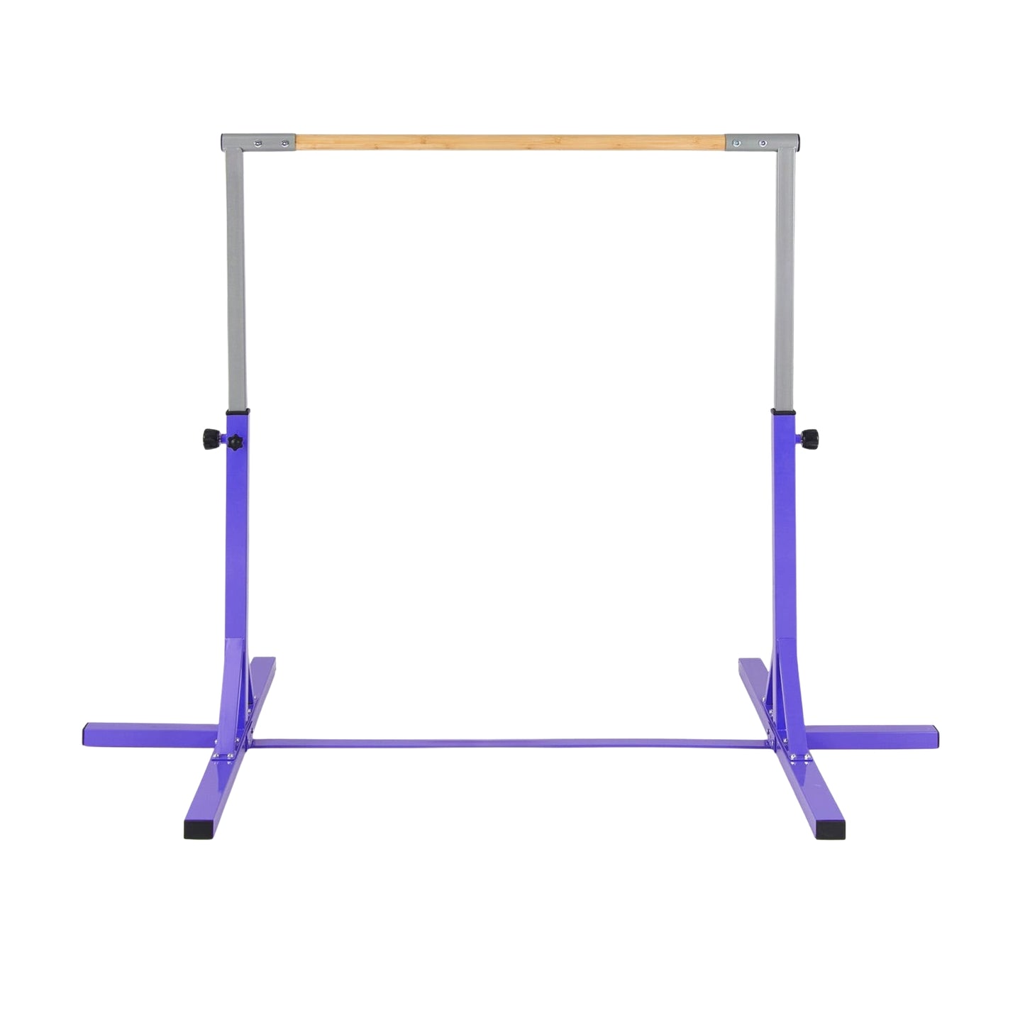 Adjustable Gymnastics Bar for Kids, 85-145 cm, Purple