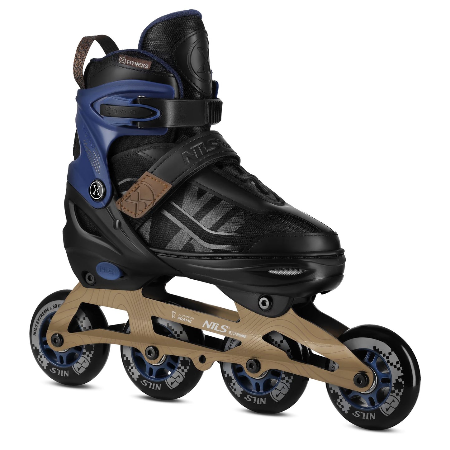 Adjustable Inline Skates Size 42-45, ABEC 7, Aluminum