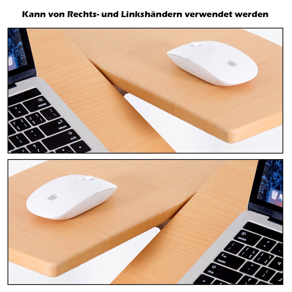 Adjustable Laptop Desk with Wheels, 64-95 cm Height Range