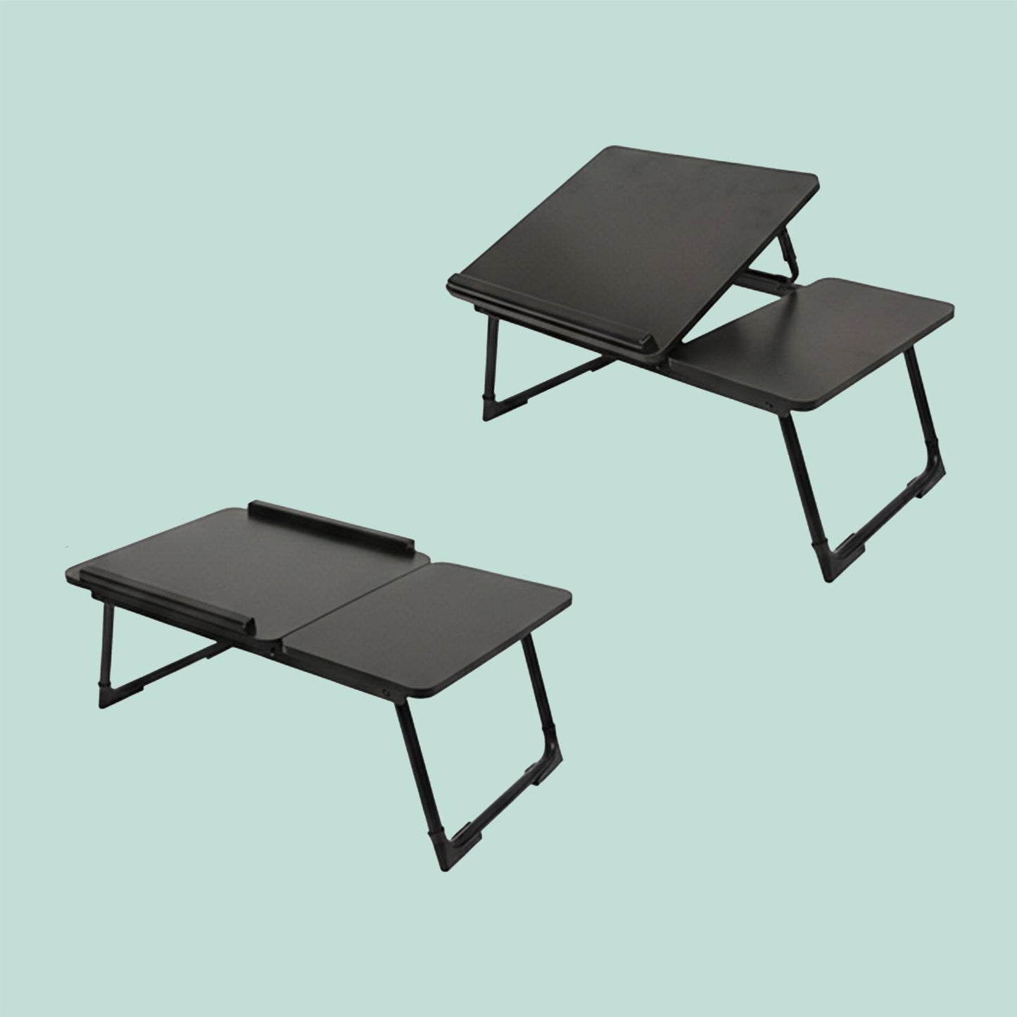 Adjustable Laptop Table – Foldable, Tilting Top