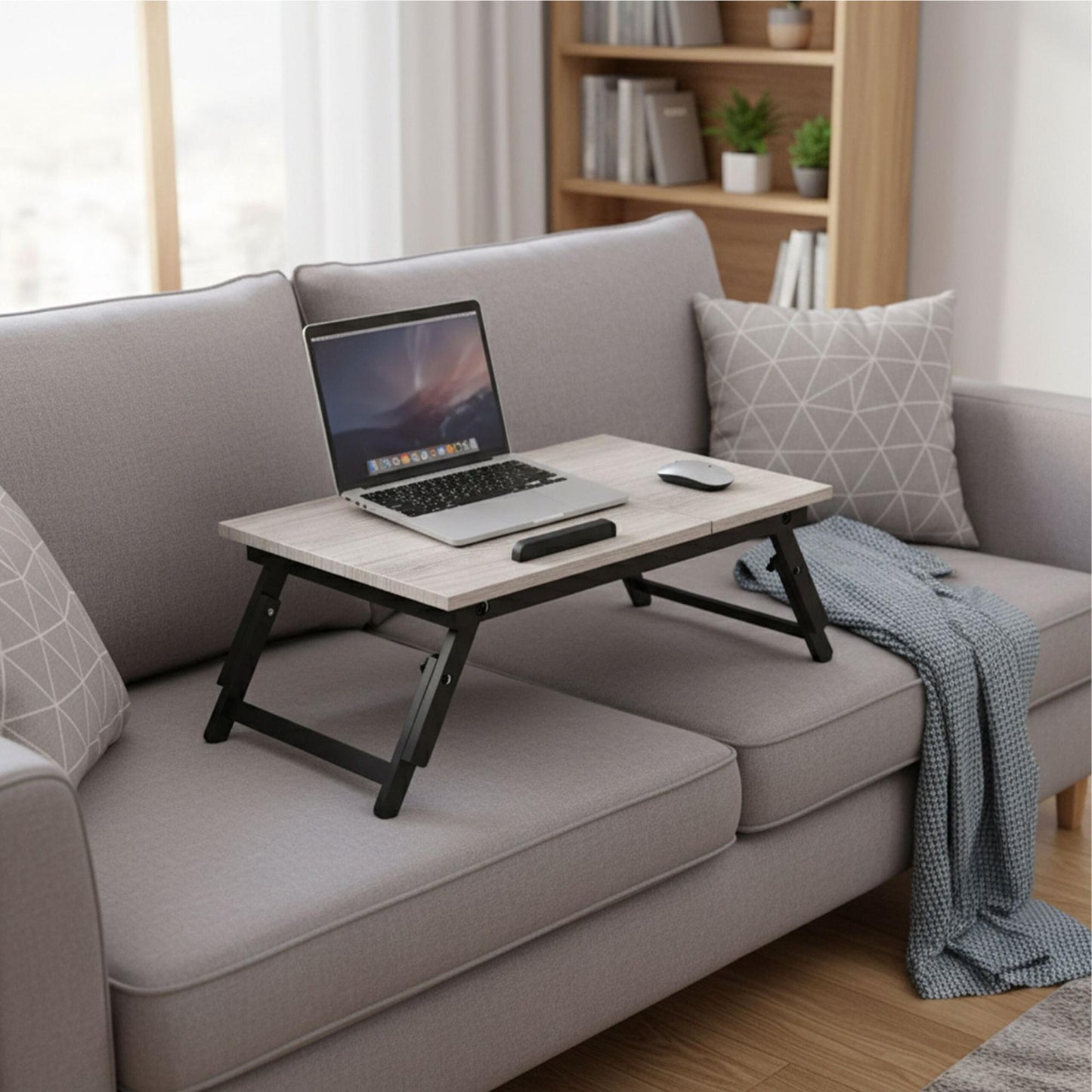 Adjustable Laptop Table with Drawer – Tilting Top