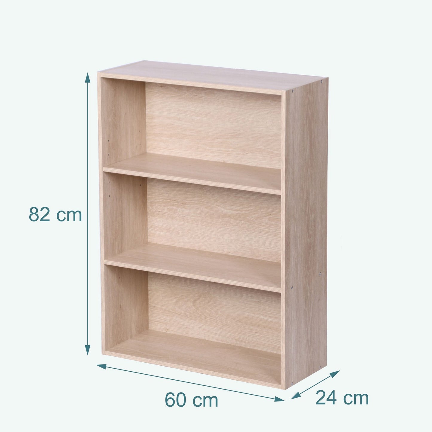 Adjustable Shelf Bookcase – Freestanding Storage Unit