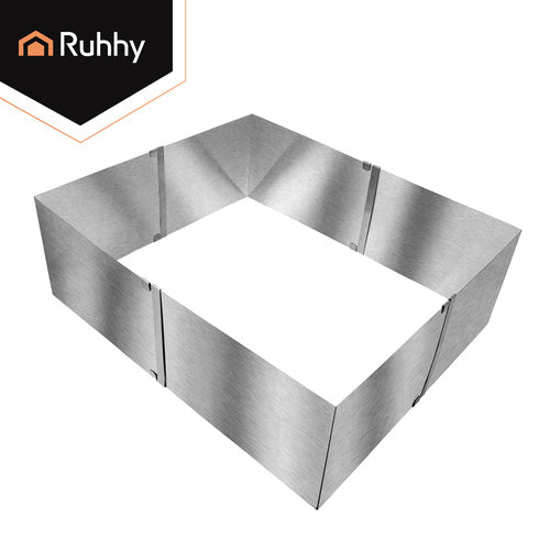 Adjustable Stainless Steel Cake Pan 20-38 x 24-45 cm