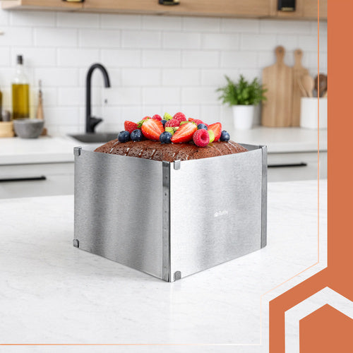 Adjustable Stainless Steel Cake Pan 20-38 x 24-45 cm