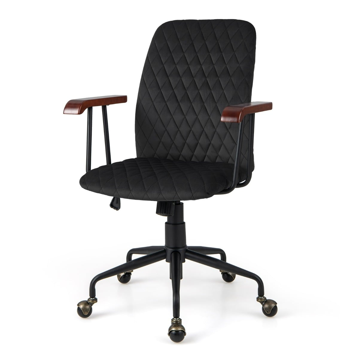 Adjustable Velvet Office Chair, Ergonomic, 150kg Capacity