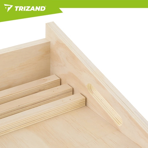 Adjustable Wooden Calf Stretching Slant Board, Non-Slip