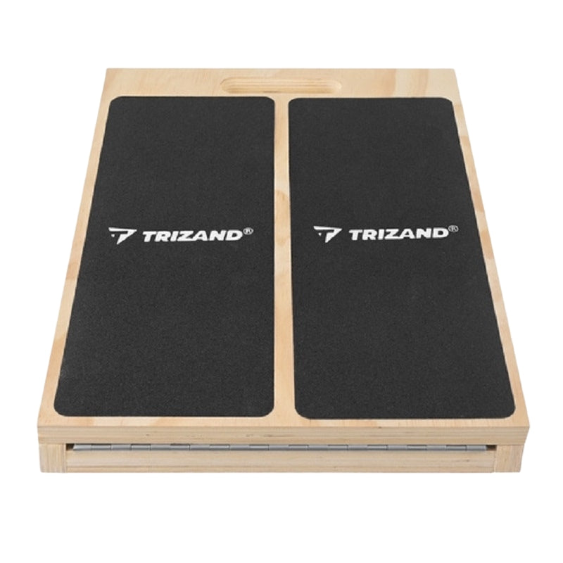Adjustable Wooden Calf Stretching Slant Board, Non-Slip