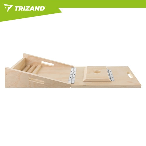 Adjustable Wooden Calf Stretching Slant Board, Non-Slip