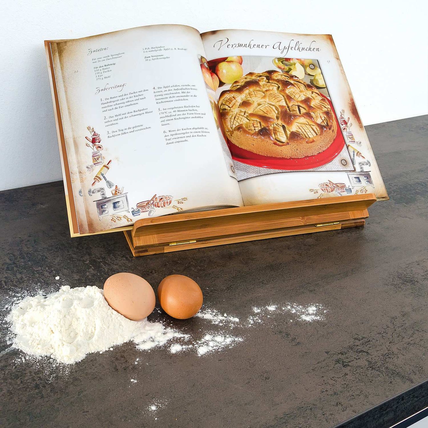 Adjustable bamboo bookshelf